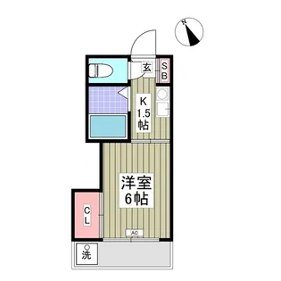 柏倉コーポ【105号室】の間取り