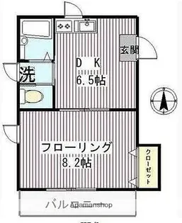 ドエルみずほ【102号室】の間取り