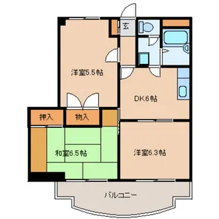 たかすぎビル【4階】の間取り