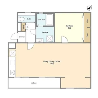 アプリーレ吉祥寺【4階】の間取り