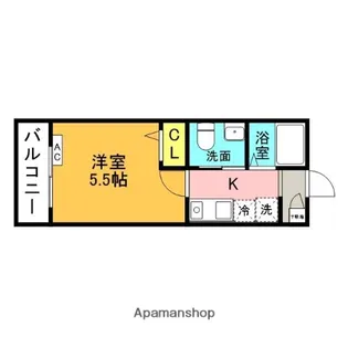 フォルジュロン・パンセ【1階】の間取り