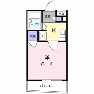 リバティハウス【3階】の間取り