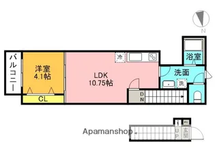 ロンボヌール【2階】の間取り