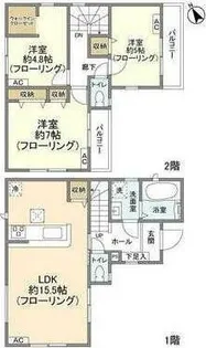 東京都多摩市連光寺1丁目【一戸建】の間取り