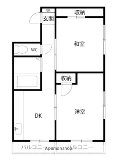 東京都国分寺市東恋ヶ窪4丁目【アパート】の間取り