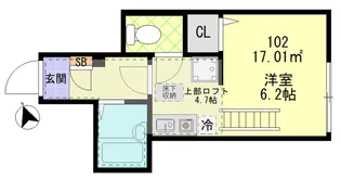 ARMOISE立川【1階】の間取り