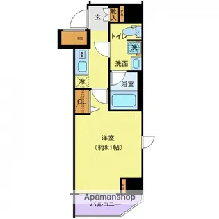 スクエアシティ東京保谷【11階】の間取り