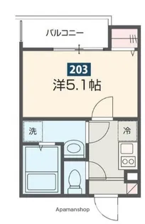 MELDIA三鷹【2階】の間取り