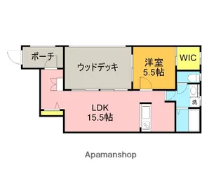 エコリビングステージコガネイ【1階】の間取り