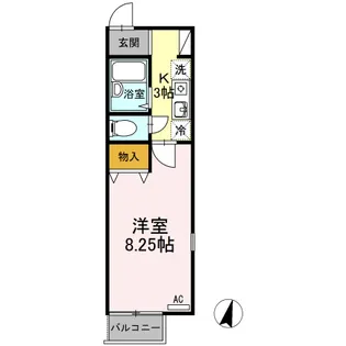 キャッスルハウス【1階】の間取り