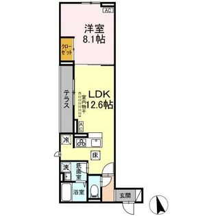Asset-Court小金井本町A【1階】の間取り