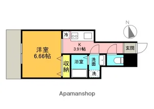 グランツ羽衣町【1階】の間取り