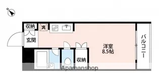 リュクスシティー国分寺【2階】の間取り