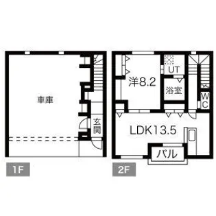 TIERCEL A棟【1階】の間取り