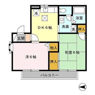 ガーデンヒルズ C【1階】の間取り