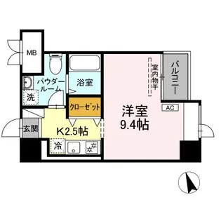 リヴェールRX【6階】の間取り