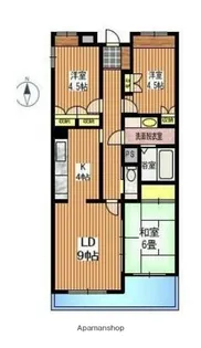 シャルール田無【2階】の間取り