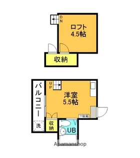 VILLAGE KAORU【2階】の間取り