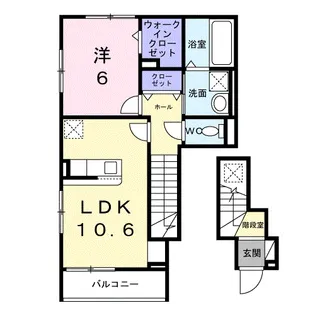 ヒカルサ小平栄町【2階】の間取り