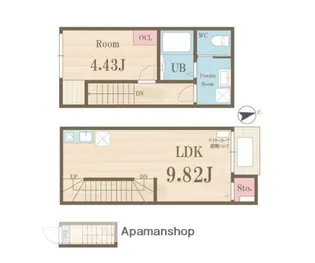 プライムガーデン武蔵小金井【2階】の間取り