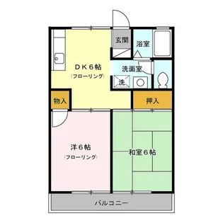 セジュール三鷹【2階】の間取り