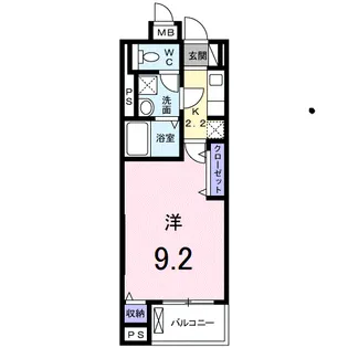 パフュームⅢ【1階】の間取り