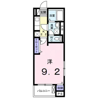 パフュームⅢ【2階】の間取り