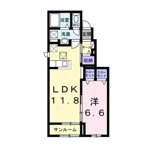 ヴェッタ コスタ【1階】の間取り