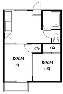 サニーコーポ【1階】の間取り