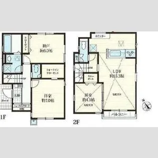 東京都東久留米市滝山5丁目【一戸建】の間取り