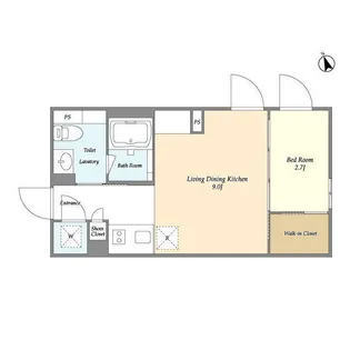 KDXレジデンス吉祥寺【3階】の間取り