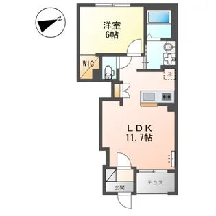 LA RECOLTE (ラ レコルト)【1階】の間取り