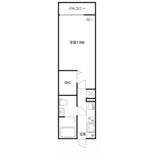 MQUARTO福生【302号室】の間取り