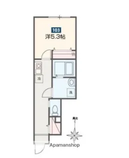 DEL CIELO小平【1階】の間取り