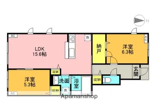 CLASIA JINDAIJI【1階】の間取り