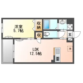 サンジュ(SANJU)【3階】の間取り