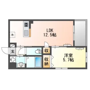 サンジュ(Sanju)【2階】の間取り