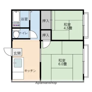 ホワイトハイツ【2階】の間取り