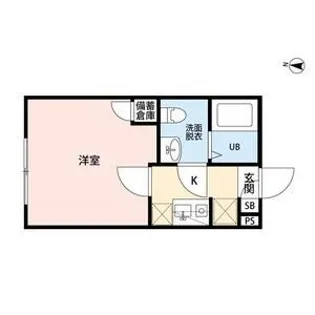 ルシエル一橋学園【3階】の間取り