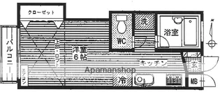 リバーサイドスギモト【101号室】の間取り