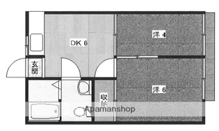 くれない荘【2階】の間取り