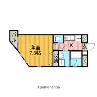 東京都小平市学園西町1丁目【マンション】の間取り