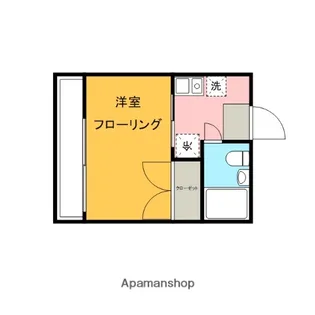 ハイム尾嵜小金井【1階】の間取り