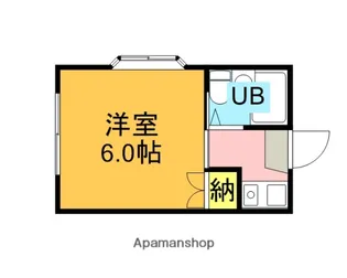 レッドパインハイム【105号室】の間取り