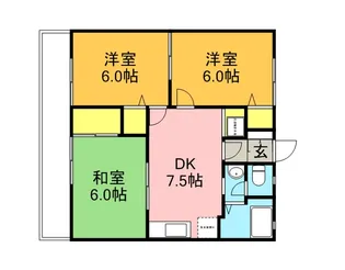 ユニフローラ【2階】の間取り