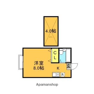 サンライズ東小金井【201号室】の間取り