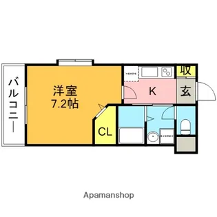 フェリエ小金井公園【3階】の間取り