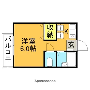 クレスト東小金井【1階】の間取り