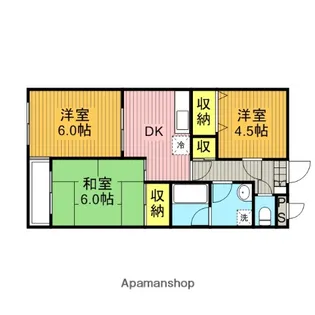 ベルメゾン楓【1階】の間取り