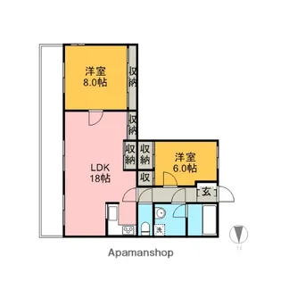 第一飛翔ビル【7階】の間取り